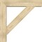 Ekena Millwork Traditional Block Rough Sawn Bracket w/ Offset Brace, Douglas Fir, 8"W x 40"D x 40"H BKT0806X40X40TRA05RDF - alternate 2